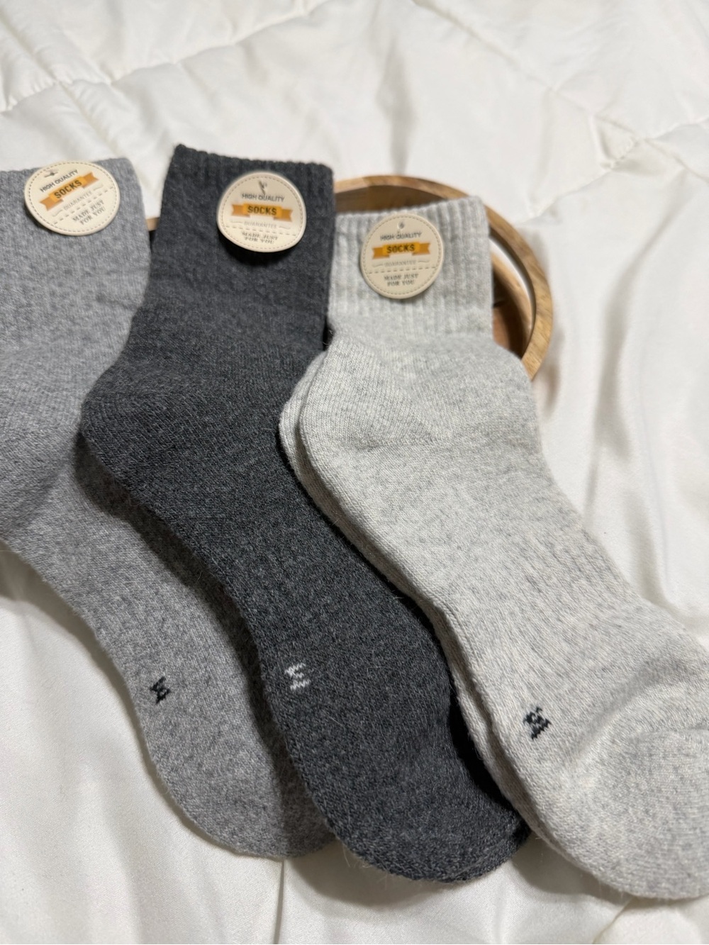Women’s Classic Crew Socks - Neutral Gray Pack